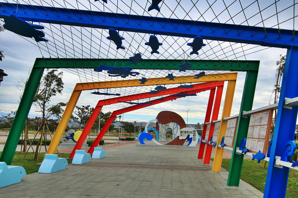 台中地景3D彩繪,頂魚寮公園
